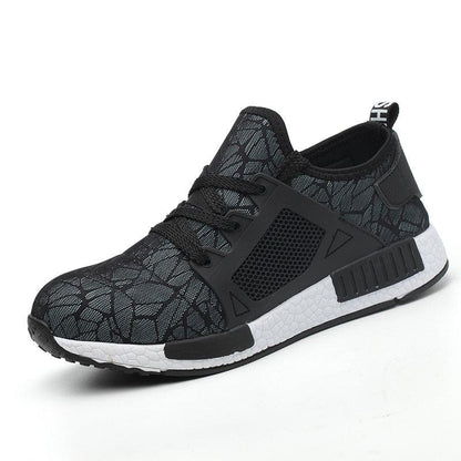 Chaussures de sécurité aérées anti-perforations à coques en acier pour hommes - Golden Confort Orthopédique