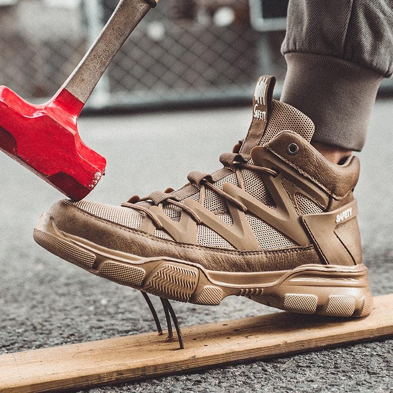 Chaussures de sécurité Anti-écrasement en acier pour hommes - Discovery Confort Orthopédique
