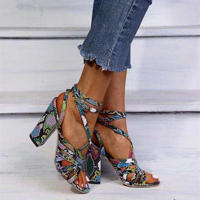 Sandales à talons confortable Confort Orthopédique