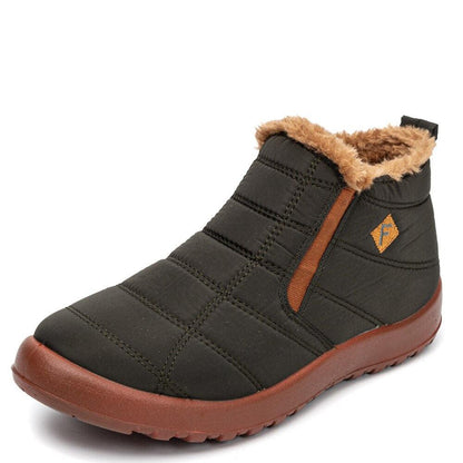 Bottines d'hiver chaudes en fourrure pour femme Confort Orthopédique