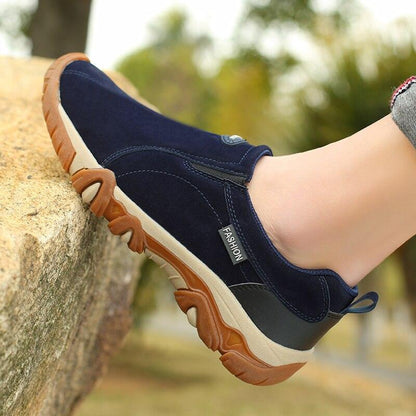 Chaussures de marche antidérapantes pour hommes Confort Orthopédique