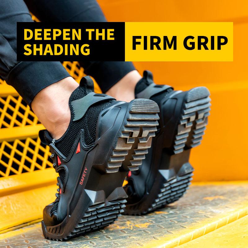 Chaussures de sécurité à bout en acier, respirantes, légères et indestructibles pour hommes - Safety Confort Orthopédique