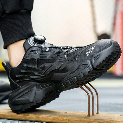 Chaussures de sécurité à distance en fil d'acier pour hommes - Shoes-Fire Confort Orthopédique