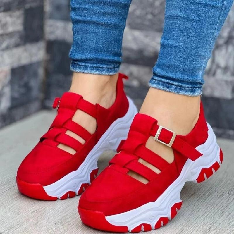 Chaussures orthopédiques respirantes à boucle évidée pour Femmes - Octopus Confort Orthopédique