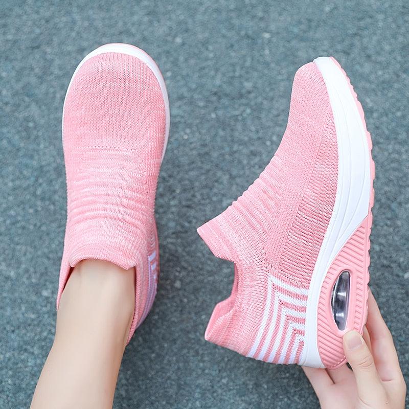 Chaussures orthopédiques de Sport respirantes à semelle caoutchouc pour femmes Confort Orthopédique