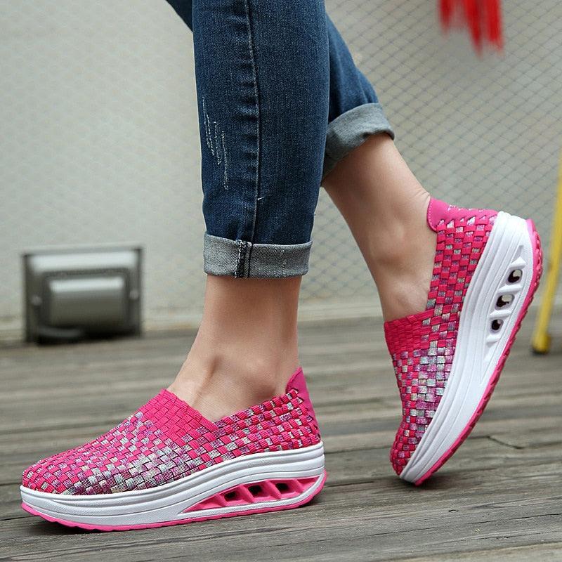 Chaussures orthopédiques décontractées pour Femmes - azur - - Confort Orthopédique