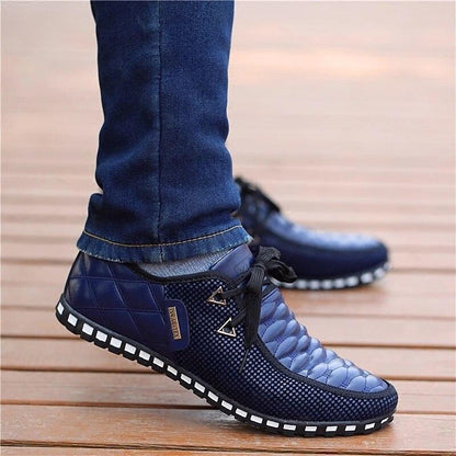 Chaussures en cuir pour hommes Confort Orthopédique
