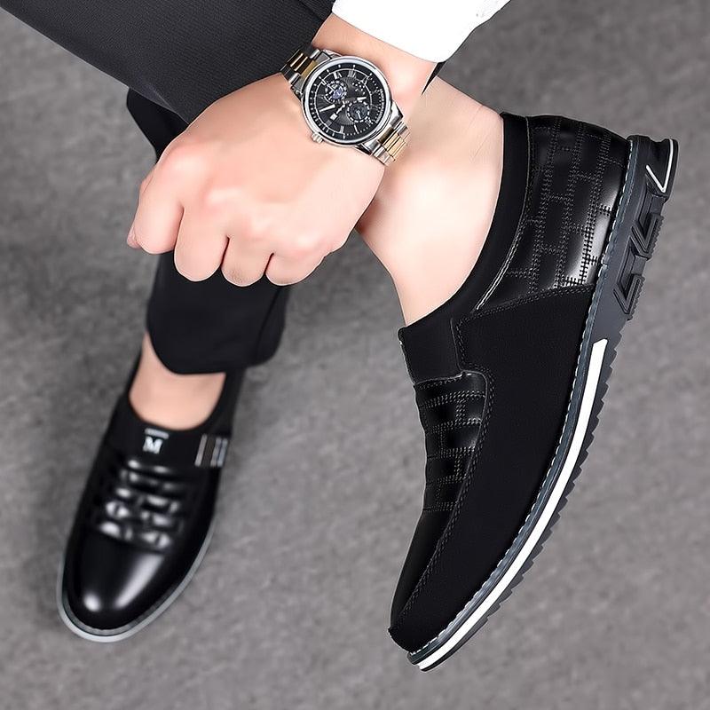 Chaussures homme en cuir respirant - Maximilian Confort Orthopédique