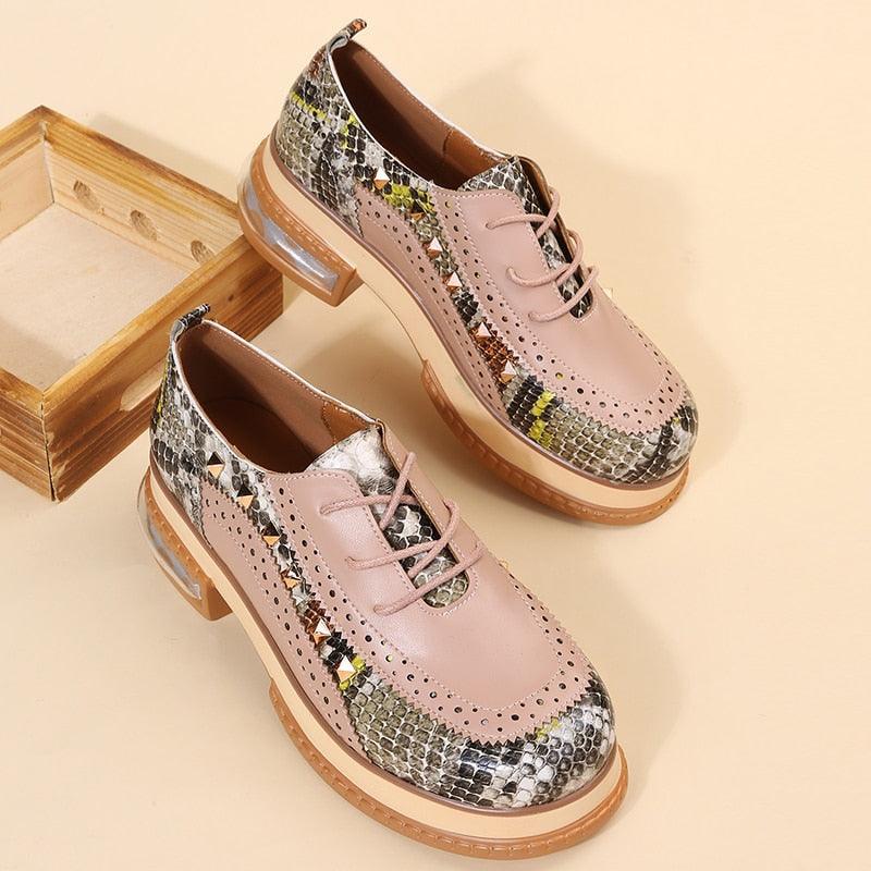 Moccasins orthopédiques Vintage British Style Oxfords Confort Orthopédique