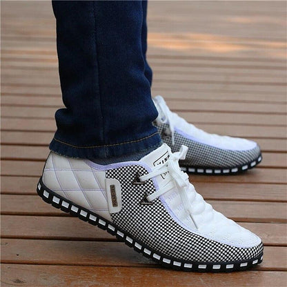 Chaussures en cuir pour hommes Confort Orthopédique