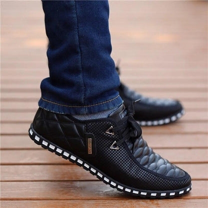 Chaussures en cuir pour hommes Confort Orthopédique