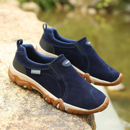 Chaussures de marche antidérapantes pour hommes Confort Orthopédique