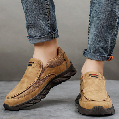 Chaussures en cuir décontractées pour hommes - airdas - Confort Orthopédique