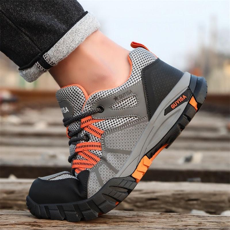 Chaussures de sécurité à bout en acier pour hommes - Art-Up Confort Orthopédique