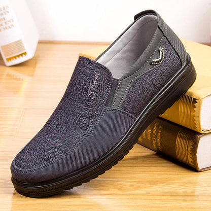 Mocassins Classiques en Toile pour Homme - Moxy Confort Orthopédique