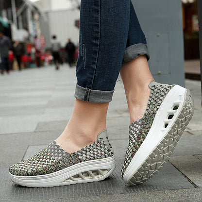 Chaussures orthopédiques décontractées pour Femmes - azur - Confort Orthopédique