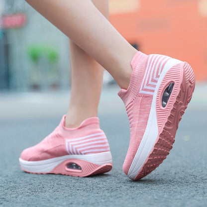 Chaussures orthopédiques de Sport respirantes à semelle caoutchouc pour femmes Confort Orthopédique