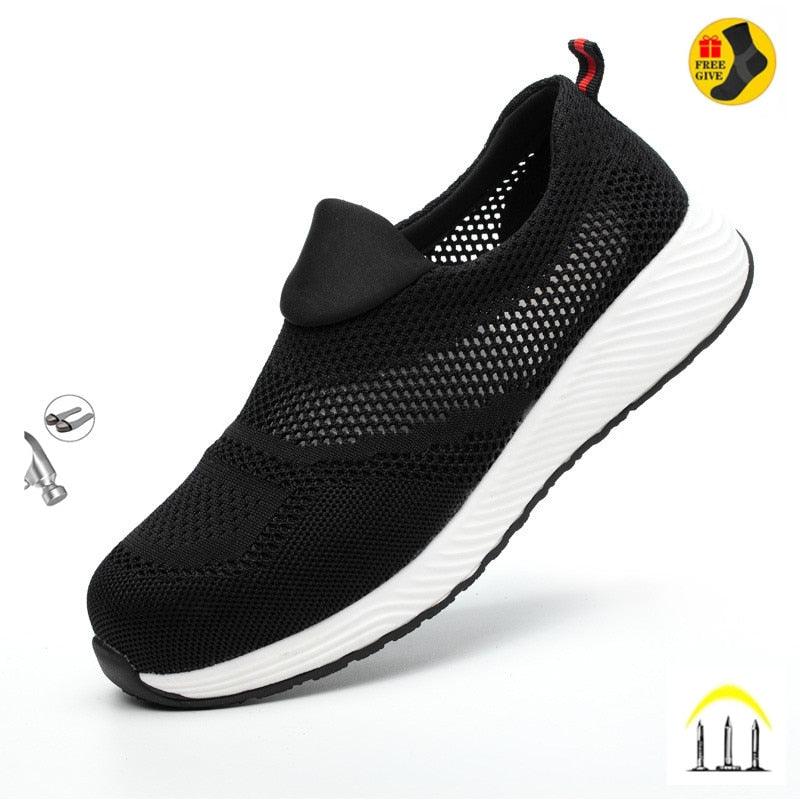 Chaussures de sécurité avec boucle et anti-crevaison pour homme et femme - Unity Confort Orthopédique