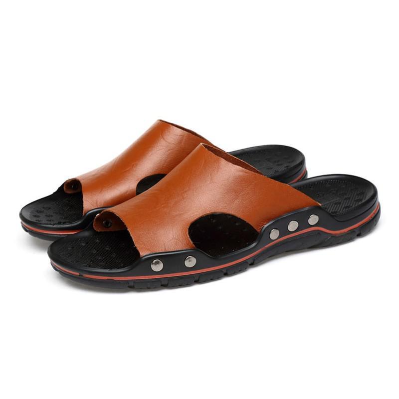 Sandales Homme à rivet Confort Orthopédique