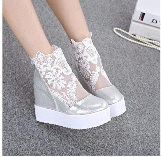 Chaussures femme dentelle Elouise Confort Orthopédique