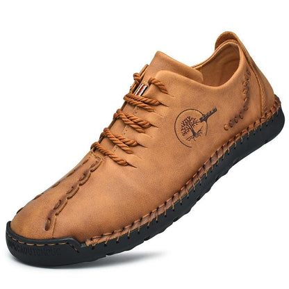 Mocassins en cuir faits à la main pour hommes Confort Orthopédique