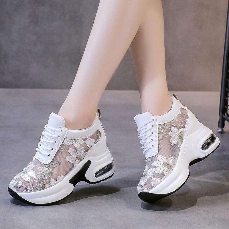 Chaussures confortables en dentelle Confort Orthopédique