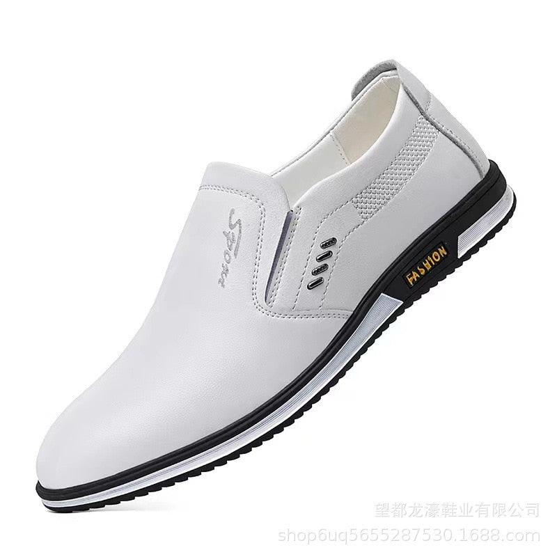 Mocassins décontractés en cuir pour hommes - Oxford Confort Orthopédique