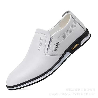 Mocassins décontractés en cuir pour hommes - Oxford Confort Orthopédique