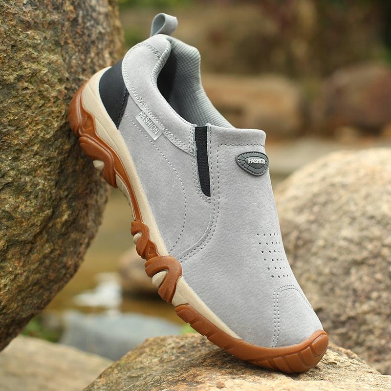 Chaussures de marche antidérapantes pour hommes Confort Orthopédique