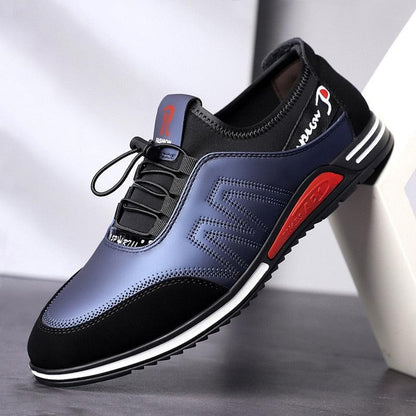 Chaussures en cuir décontractées pour hommes - Bitstyle Confort Orthopédique