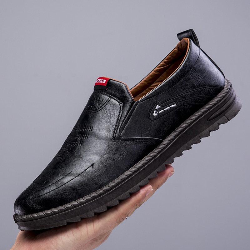 Chaussures confortables et élégantes en cuir pour homme - Lyser Confort Orthopédique