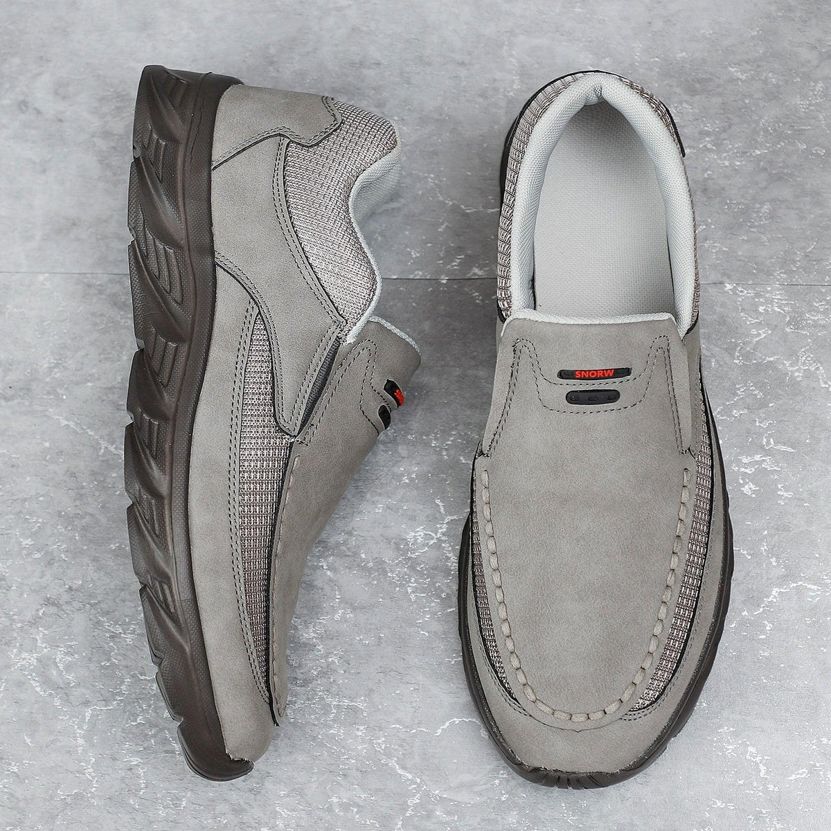 Chaussures en cuir décontractées pour hommes - airdas - Confort Orthopédique