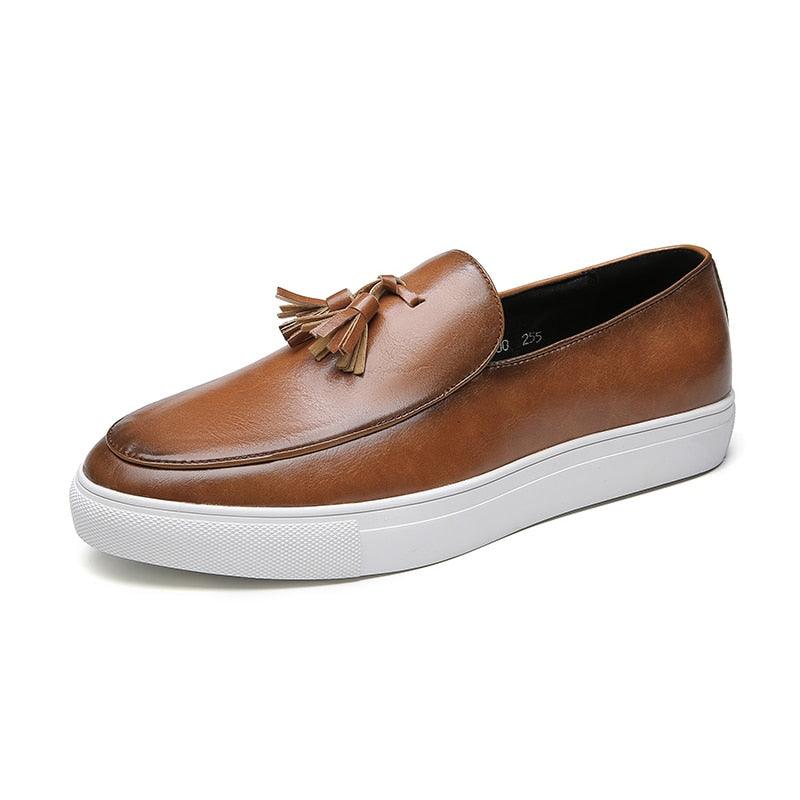 Chaussures d'été en cuir décontractées pour Hommes Confort Orthopédique