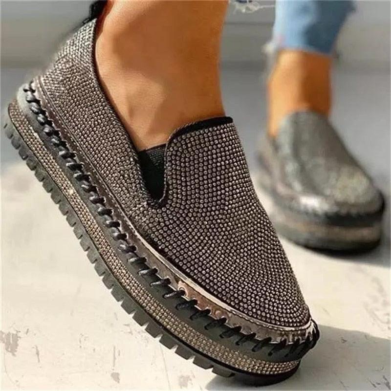 Chaussures orthopédiques vulcanisées à plateforme pour femmes - Zaho - Confort Orthopédique