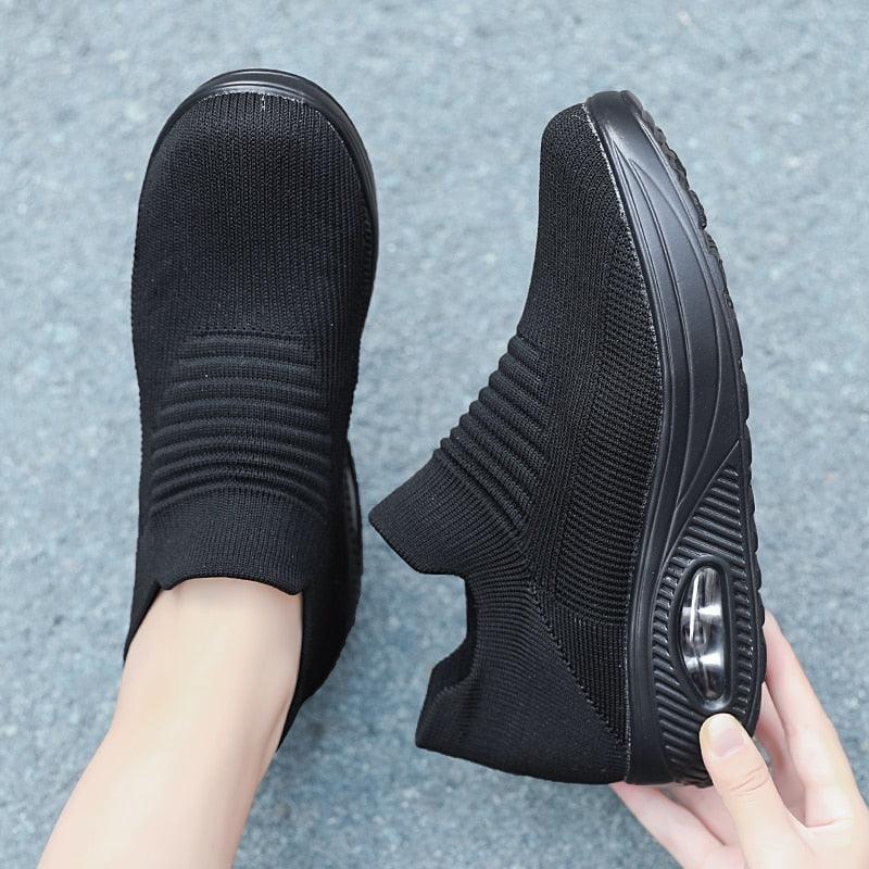 Chaussures orthopédiques de Sport respirantes à semelle caoutchouc pour femmes Confort Orthopédique