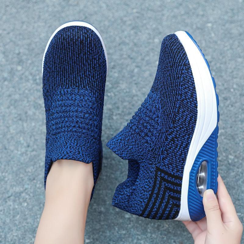 Chaussures orthopédiques de Sport respirantes à semelle caoutchouc pour femmes Confort Orthopédique