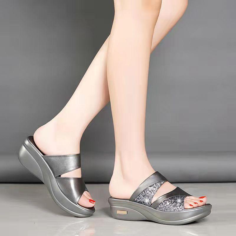 Sandales à talons hauts pour femmes Golden Confort Orthopédique