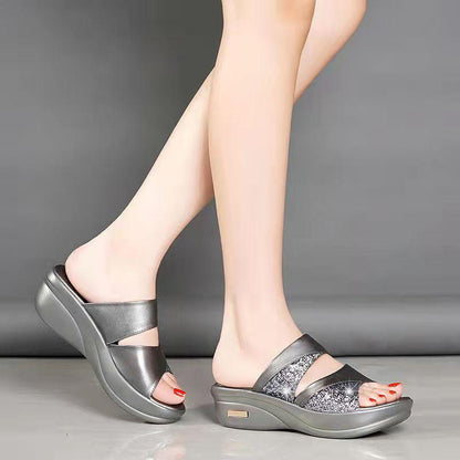 Sandales à talons hauts pour femmes Golden Confort Orthopédique