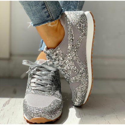 chaussures orthopédiques décontractées à paillettes - Vanshe Confort Orthopédique