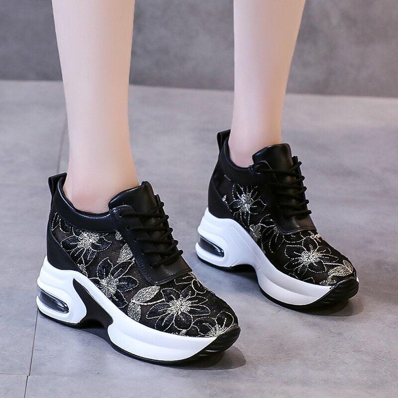 Chaussures confortables en dentelle Confort Orthopédique