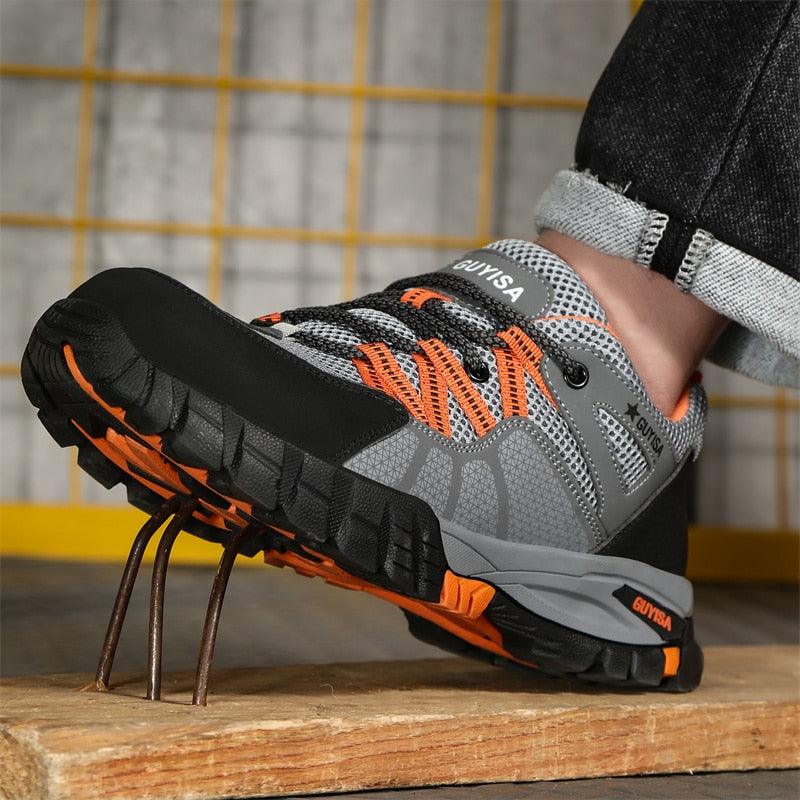 Chaussures de sécurité à bout en acier pour hommes - Art-Up Confort Orthopédique