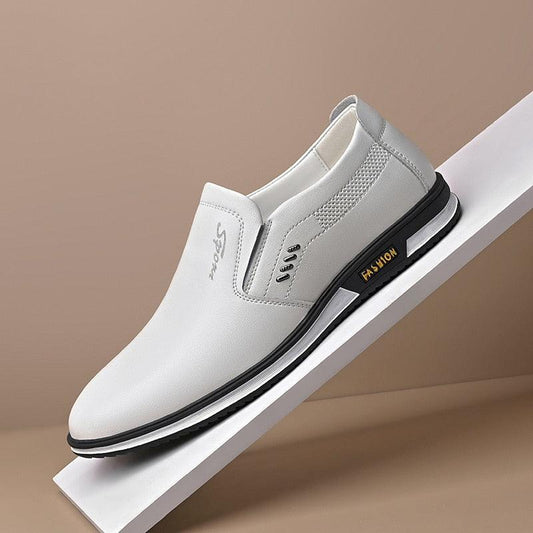 Mocassins décontractés en cuir pour hommes - Oxford Confort Orthopédique