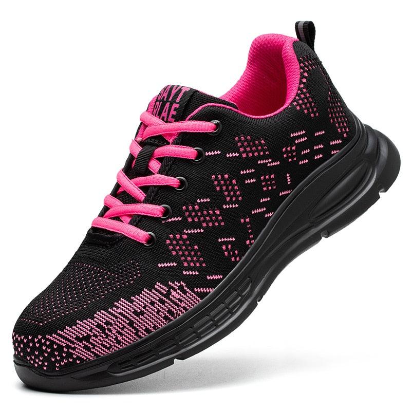 Chaussures de sécurité Anti-écrasement et résistantes à l'usure pour femme - Upper Confort Orthopédique