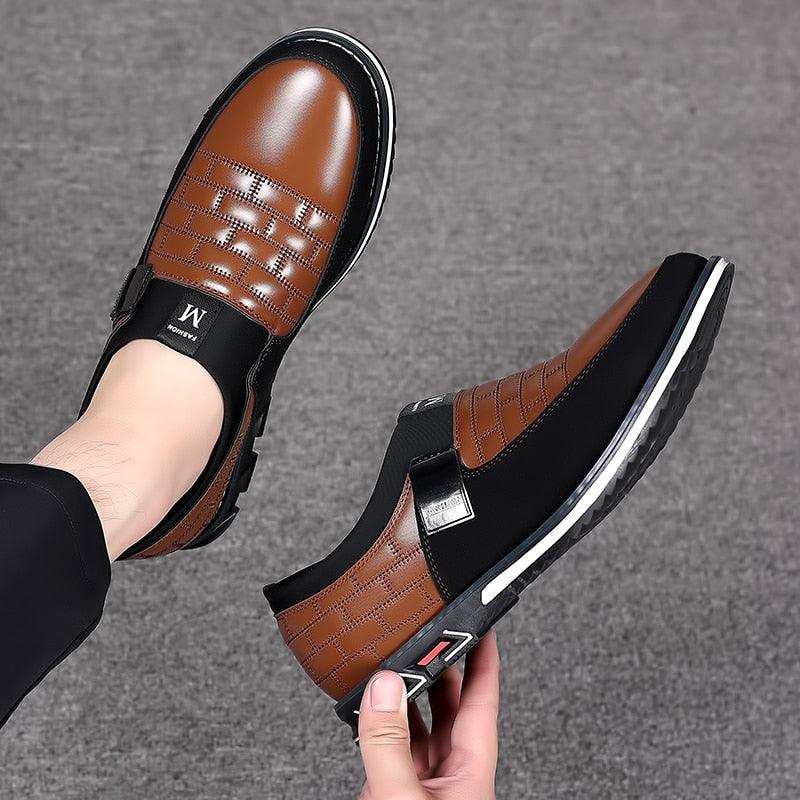Chaussures homme en cuir respirant - Maximilian Confort Orthopédique