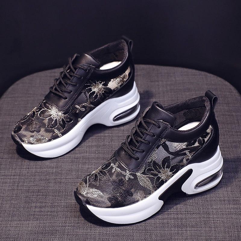 Chaussures confortables en dentelle Confort Orthopédique