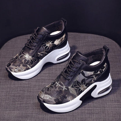 Chaussures confortables en dentelle Confort Orthopédique
