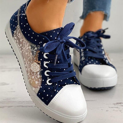 Chaussures orthopédiques décontractées en dentelle - Vanessa Confort Orthopédique