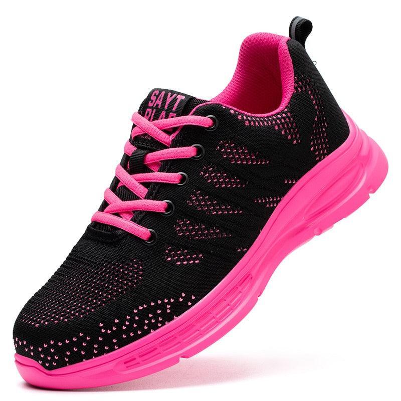 Chaussures de sécurité Anti-écrasement et résistantes à l'usure pour femme - Upper Confort Orthopédique