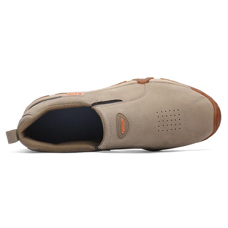 Chaussures de marche antidérapantes pour hommes Confort Orthopédique