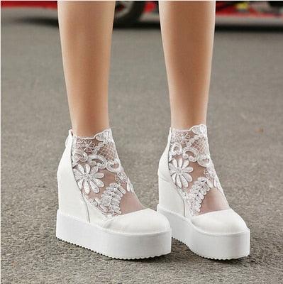 Chaussures femme dentelle Elouise Confort Orthopédique